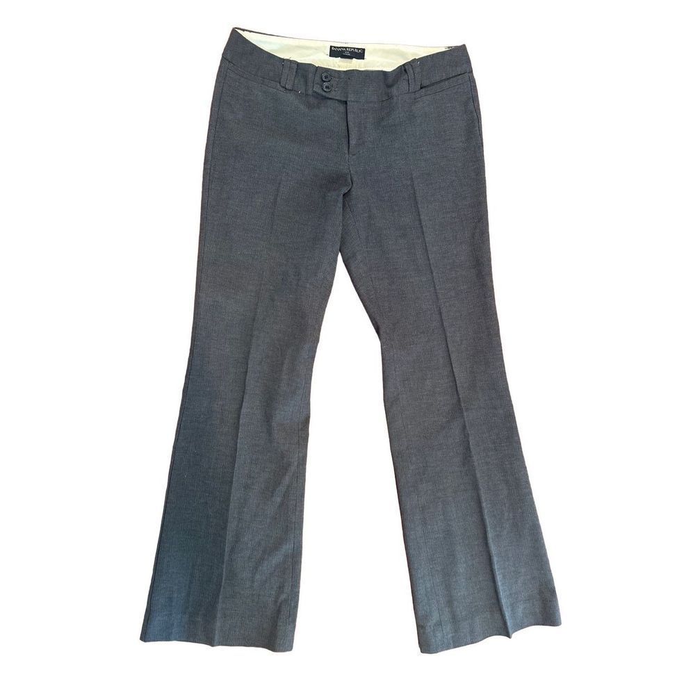 Banana Republic. Gray #trousers. Dress pants. Cotton. Size 6P.